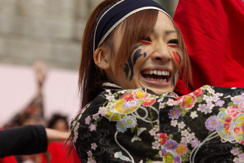 第５回京都さくらよさこい本祭（その１１）笑輝_a0009554_0275293.jpg