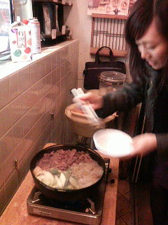 すき焼きパーティー_a0075684_354020.jpg