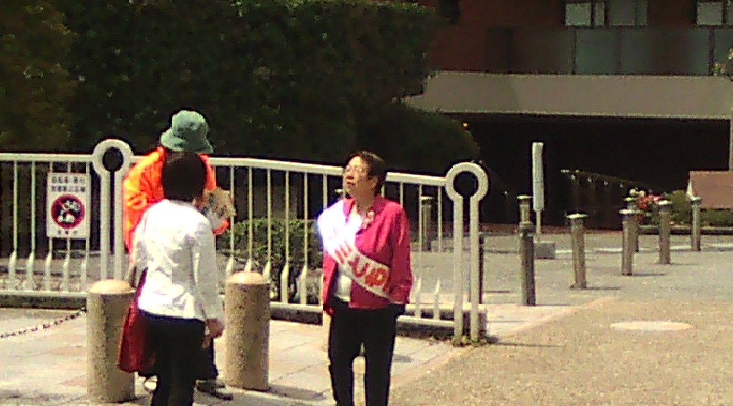 宝塚市長に「社共自主応援」の中川智子さん 民主前県議振り切る・・自民支部長5位に沈む_e0094315_0563029.jpg