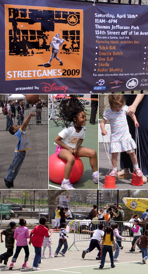 伝統的な遊びが勢ぞろい Street Games 2009_b0007805_95057.jpg