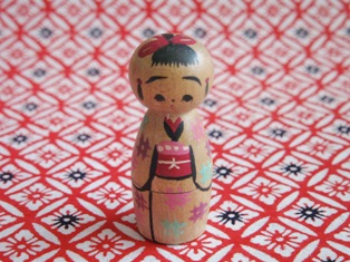 元祖マトリョーシカ? 入れ子式こけし : Der Liebling ~蚤の市 元祖マトリョーシカ? 入れ子式こけし : Der Liebling ~蚤の市