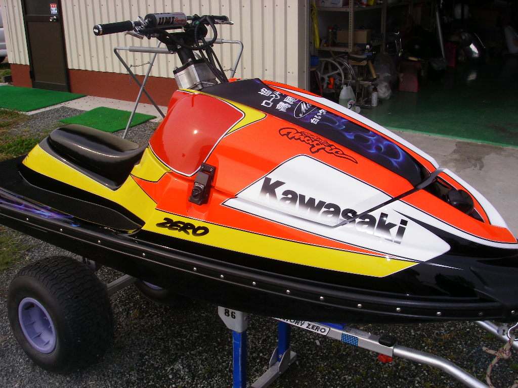 KAWASAKI   JETSKY   X-2 　レース艇_f0115410_19393074.jpg