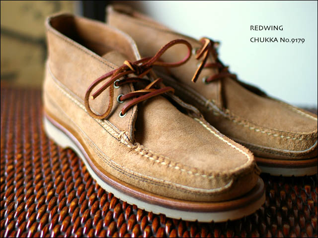 RED WING[レッドウィング] CHUKKA BOOTS [チャッカブーツ] \"WABASHA collection style No.9179 suede _f0051306_2075980.jpg