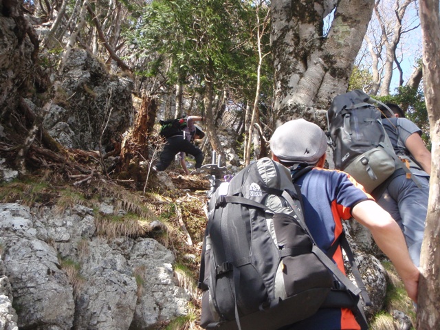 宮の谷~池小屋山~江股ノ頭縦走 20090422_c0147398_21453222.jpg