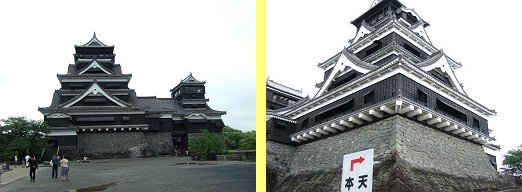 雨上がり　緑深き銀杏城に　雲が流れる_c0070439_23474372.jpg