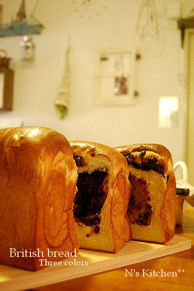 3色食パン＆チョコチップのハートパン_a0105872_10171715.jpg