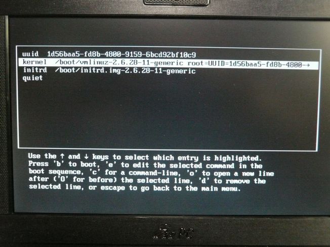 Linux パスワード忘れた時の対処(grub編)_f0097683_8314644.jpg