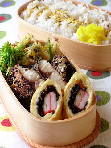 鯖の胡麻醤油焼き弁当_b0171098_74037.jpg
