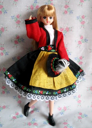 人形用オーストリアの民族衣装 4_f0141785_250184.jpg