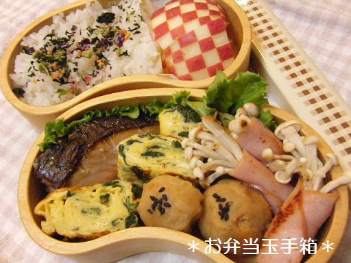 5/8　焼き鮭弁当_a0105730_86090.jpg