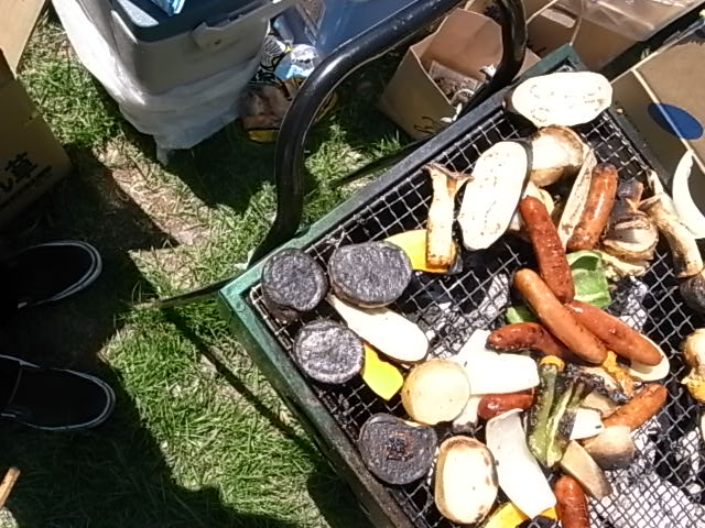 チャリ バーベキュー 晴天_e0173533_1047384.jpg