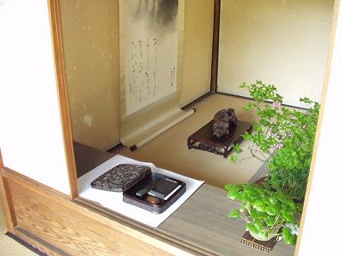 清水園で横尾深林人展_e0135219_15374239.jpg