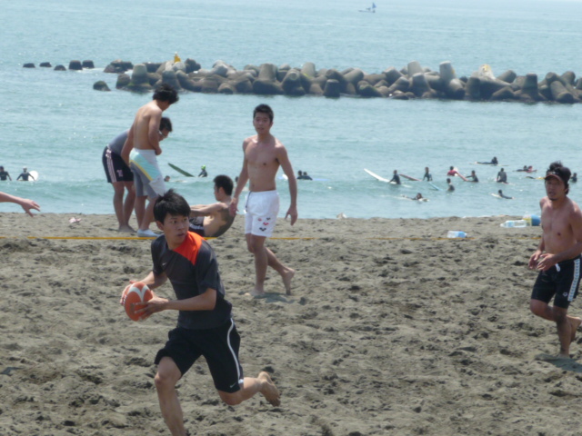 BeachFootball　2009　5日目　練習_b0164568_20474642.jpg