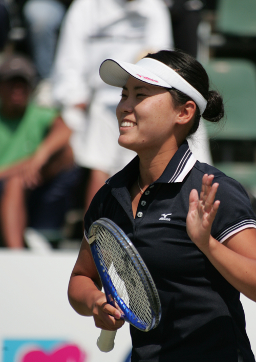 福岡国際女子テニス09 前川綾香選手 バンダナ君のblog