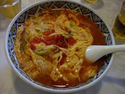 中国ラーメン揚州商人@新橋のトマ玉ラーメン_d0044093_23524096.jpg