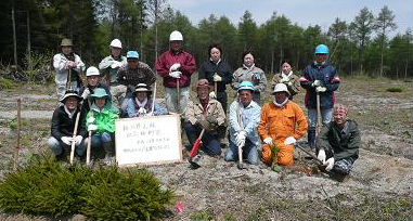 09’-5定例活動 北山山林アカエゾマツ植樹_c0173813_23152939.jpg