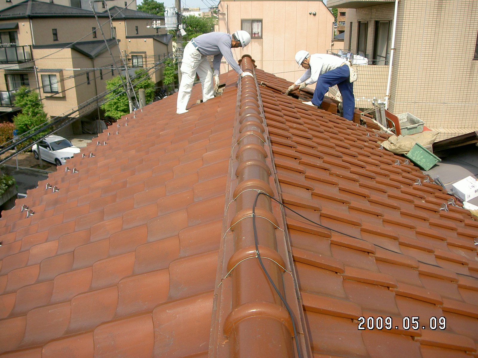 目黒区 S邸の屋根葺き替え工事_b0164967_17293681.jpg