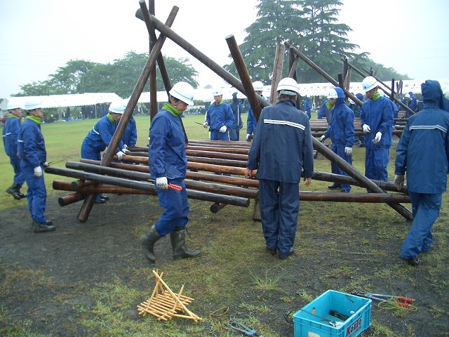 雨の中の水防訓練_f0141310_23392989.jpg