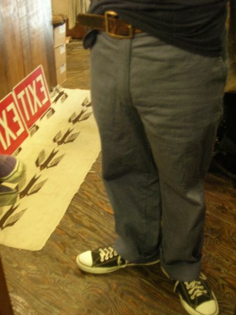 NEW!!  「UNIVERSAL  OVERALL」  COTTON  WORK  PANTS_c0177238_14491427.jpg