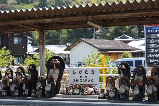 信楽駅の狸さん_b0055171_22543763.jpg