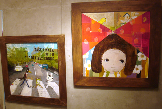 もりわきゆみ個展『 TAKE A WALK WITH THE BEATLES SONGS 』開催中!_f0010033_17342435.jpg
