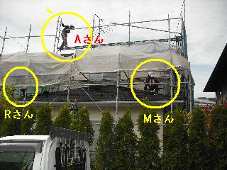 塗装工事二日目・・・それぞれの技_f0031037_21253470.jpg