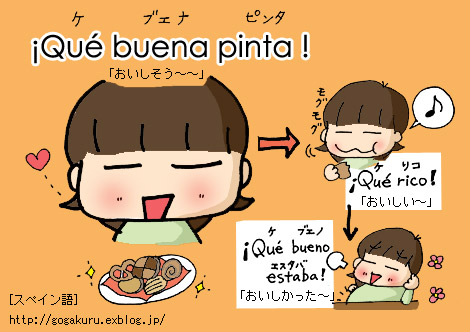 スペイン語 食の三段活用 おいしそう おいしい おいしかった ほかの国のコトバ 8言語つまみぐい スペイン語 食の三段活用 おいしそう おいしい おいしかった ほかの国のコトバ 8言語つまみぐい