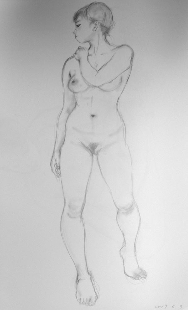 ヌードデッサン　Nude sketch_b0021594_038194.jpg