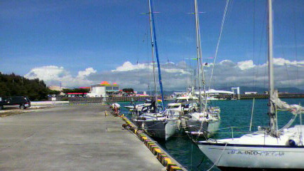 5月21日 沖縄県伊江島 伊江港 In The Pontoon Bridge