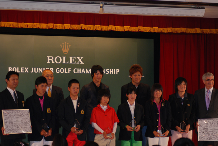 石川遼選手も来場/ロレックス ジュニア ゴルフ チャンピオンシップ決勝_f0039351_14111214.jpg