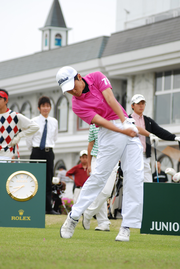 石川遼選手も来場/ロレックス ジュニア ゴルフ チャンピオンシップ決勝_f0039351_149101.jpg