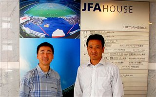 日本サッカー協会・上川徹さん訪問_c0047856_827235.jpg