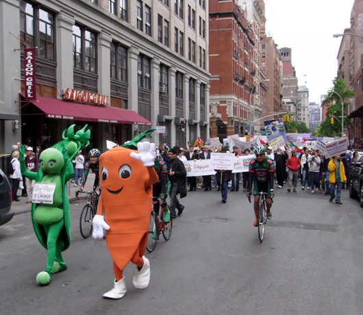 べジー・プライド・パレード（Veggie Pride Parade, NYC, 2009）_b0007805_9244274.jpg