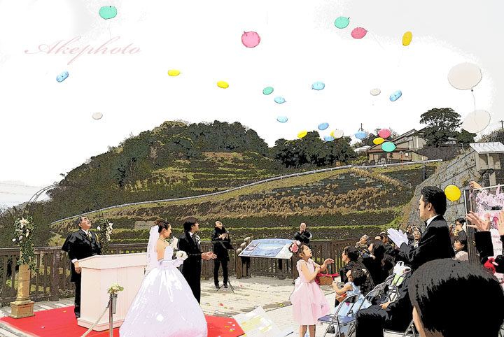 棚田の結婚式　～お絵かき編～_e0127416_8265317.jpg