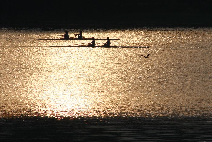 佐鳴湖の夕景_c0135957_1443865.jpg