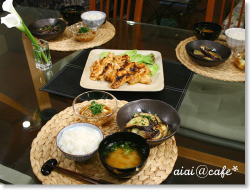 茄子のゴマだれ_a0056451_12354714.jpg