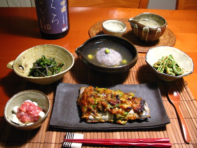 山菜三昧、居酒屋ご飯。_f0085185_2236676.jpg