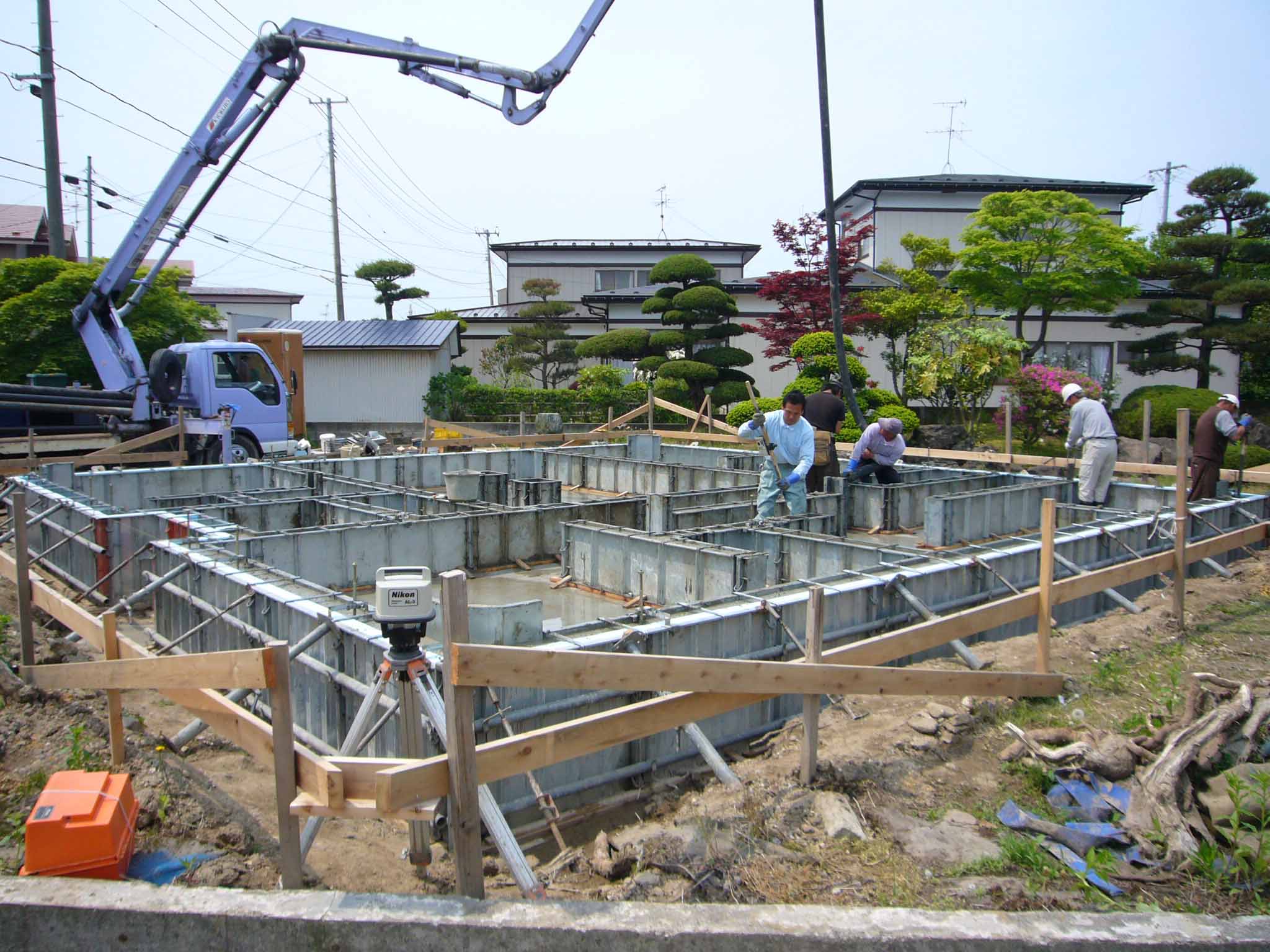基礎工事(コンクリート打設)_f0150893_11245649.jpg