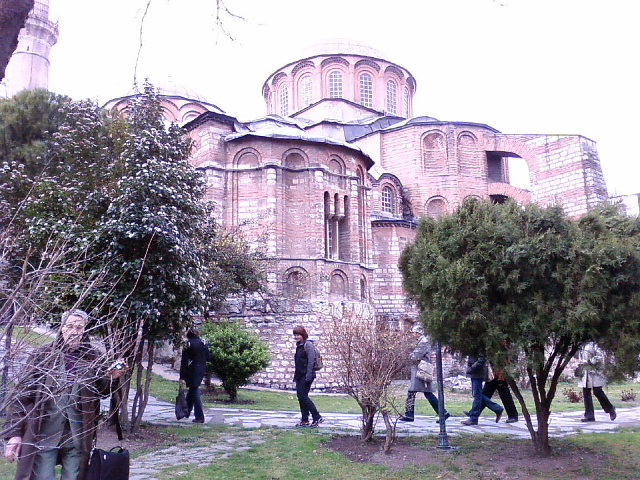 6日目 その３ カーリエ博物館の美しいモザイクとフレスコ ペンギンの足跡