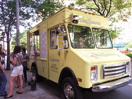 アイスクリームトラック Van Leeuwen Ice Cream じまこ日記 In Ny