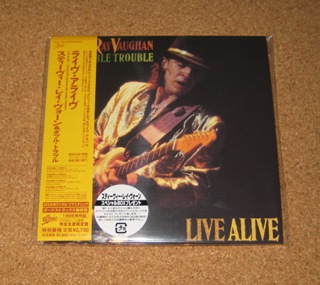 STEVIE RAY VAUGHN AND DOUBLE TROUBLE / LIVE ALIVE （紙ジャケ）_b0079504_2143336.jpg