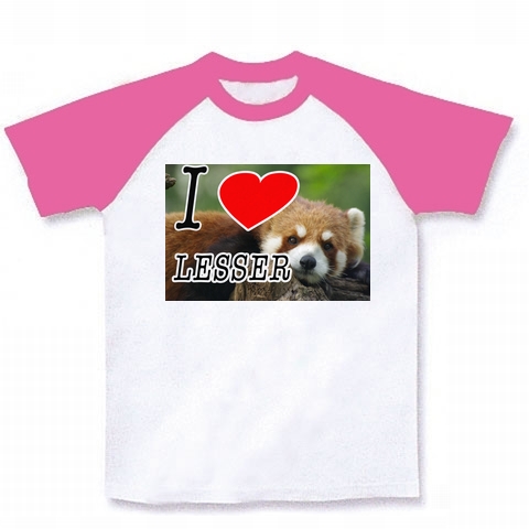 アイ・ラブ・レッサーパンダ ラグランTシャツ_a0121655_1573450.jpg