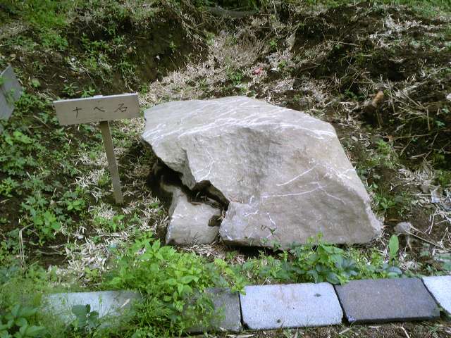 月とカニムシ、謎のこだま石_b0116271_22123026.jpg
