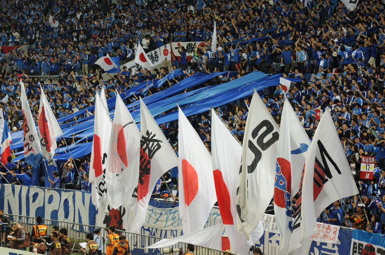 サッカー 日本代表 旗 - 応援グッズ