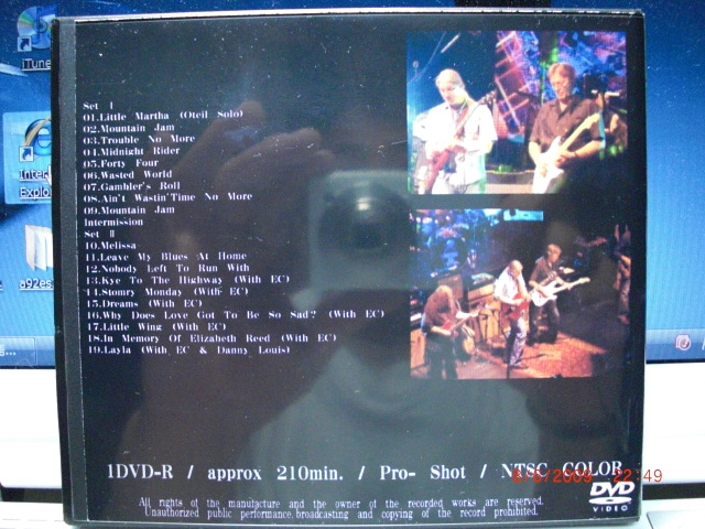 The Allman Brothers Band With Eric clapton At The Beacon 2009_f0148890_22582710.jpg