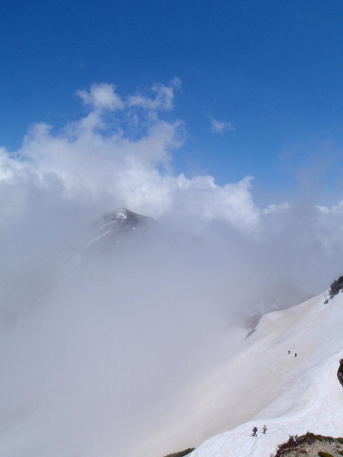 針ノ木岳登山-頂へ_c0177814_10343096.jpg