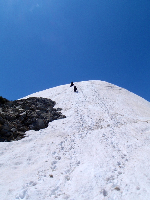 針ノ木岳登山-頂へ_c0177814_10455830.jpg