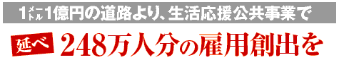 1㍍1億円の道路より、生活応援公共事業で248万人分の雇用創出を_b0144566_16492374.gif