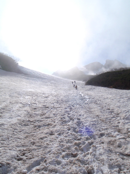 針ノ木岳登山-下山_c0177814_10185799.jpg