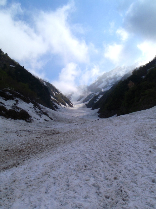 針ノ木岳登山-下山_c0177814_1025085.jpg